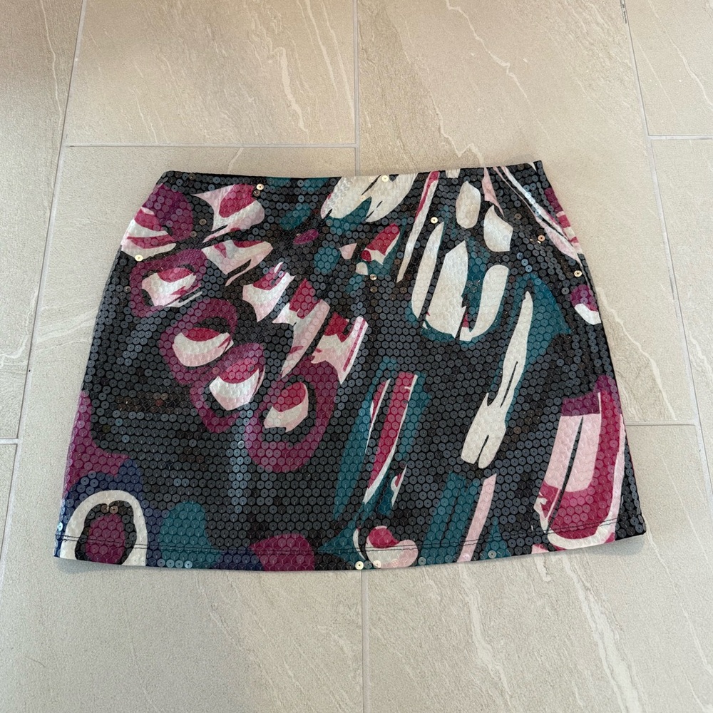 Express Sequin Skirt